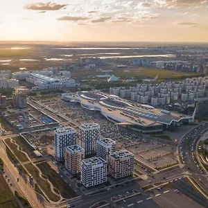 Отель Bugun апарт-гостиница с птичьего полета, Expo
